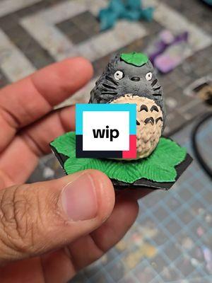 work in progress.  #dice #dnd #smokingglueguns #dicemaker #ttrpg #totoro #ghibli 