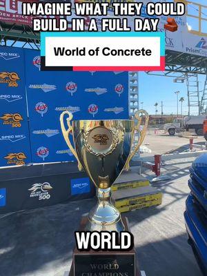 #WorldofConcrete is like the Olympics of construction. But hold up, did we mention the Brick Laying Competition? 🤯 #Vegas #LasVegas #VegasEvents 