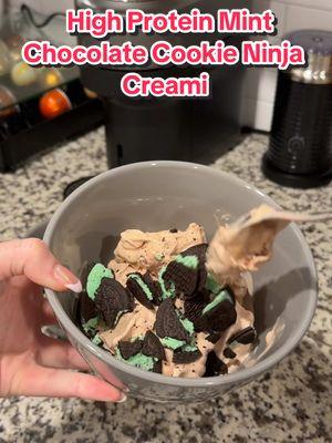 tell me which recipe I need to make nextttt!!! & def save u some $$ with my code KAYLEEBRICE @Clean Simple Eats to get your fav protein powder + more💓 #ninjacreami #mintchocolateninjacreami #highproteinninjacreami #cleansimpleeats #highproteinicecream #cleansimpleeatsprotein 