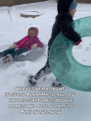 All the beach toys came out for the historic snow in South Alabama #snow #snowing #alabamasnow #snowstorm #snowman #alabama #snowinthesouth #onceinalifetime #recordbreaking #recordsnow #noschool #snowday #family #january212025 