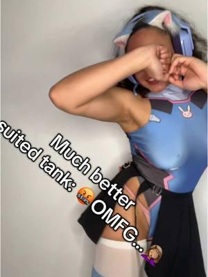 I feel like other egirls can relate tho! 🌸😜🥰#foryou #fyp #dva #cosplayer #cosplay #fypシ #streamer #egirlstyle 