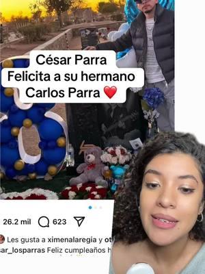 César Parra publica mensaje de cumpleaños para su hermano Carlos Parra #cesarparra #carlosparra 