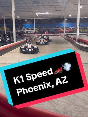 K1 Speed 📍 Phoenix, AZ (oh and you get a free birthday race w/ purchase!) #k1speed #gokart #familyfun #arizona #familyactivities #phoenix #fypシ゚viral 