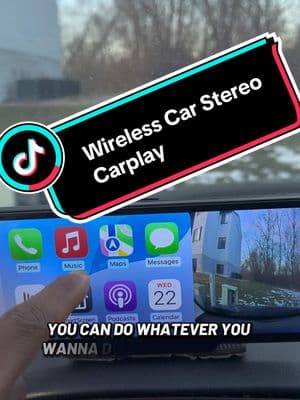 Your going to love this thing in your car!🚗 #carplay #wireless carplay #carplay screen #car stereo #carplay for any car #android Auto #applecarplay #carplay Radio #carplay adapter #oldcar #apple carplay #LAMTTO