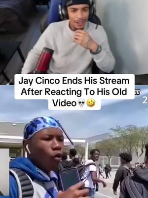 Jay Cinco Ends His Stream After Reacting To His Old Video💀🤣 #jaycincoo #jaycinco 