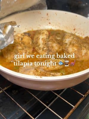 #fyp #bakedtilapia #EasyRecipe #dinnerrecipe 