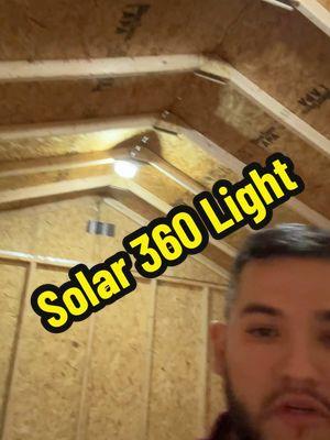 Check out this fantastic solution for a dark storage shed! It’s a solar-powered, super bright 360-degree light equipped with 224 LEDs. With five different modes and a handy remote control, it's perfect for illuminating your space! #SolarLight #LEDs #StorageShed #LightingSolutions #HomeImprovement #OutdoorLighting #BrightIdeas