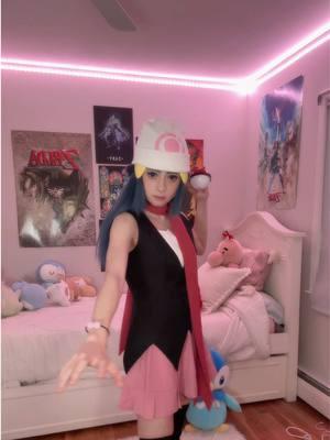 I love how I have 3 different Nintendo series in the background lol #pokemoncosplay #pokemon #dawnpokemon #pokemondiamond #dawncosplay #pokemonanime #sinnohregion #piplup #pokemonpearl 