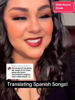 @anbx2 tiktok keeps taking this sound off, but THIS SONG  is the song you sing when the one you love hurts you to the core! Some Tequilla is also needed! Lol 🥃 Thank you so much for your comment! I love translating songs for you! ♥️🙏🏽  #elidareyna #duele #breakup #breakingup #relationshiptiktok #sadness #cheater #mexicantiktok #latina #lyrics #duele #lachingona210 