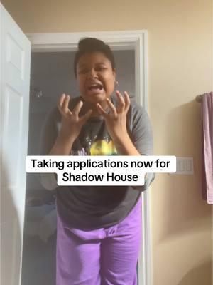 Shadow is in charge of applications so be sure to send them in. #dance #trend #viral #vibewithme #tiktoktrend #shadowhouse #theshadowhouse #shadowthehedgehog #shadowbuildabear #tiktokhouses #foryou 