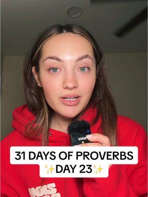 ✨31 DAYS OF PROVERBS CHALLENGE: day 23✨ can you believe it? #christiantiktok #proverbschallenge #jesusfreaks #jesus #faith #biblestudy