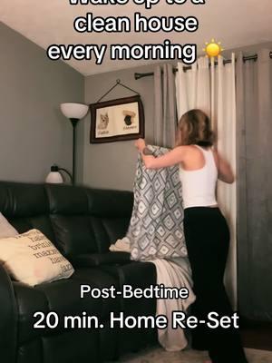 Wake up to a clean house every morning ☀️ #fyp #foryoupage #fypシ #fypシ゚viral #real #2025 #CleanTok #cleaningtiktok #cleanwithme #cleaninghacks #satisfyingcleaning #satisfyin #cleaningmotivation #motivation #housereset #reset #organize #plan #wakeup #eveningroutine #MomsofTikTok #momlife #momsover30 #momof4 #momhack 