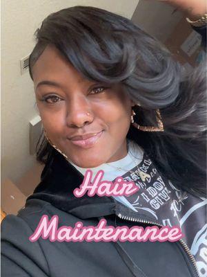 A lil quick weave maintenance 🫶🏾 #quickweavemaintenance #sewinmaintenance #hairmaintenance #blackgirl 