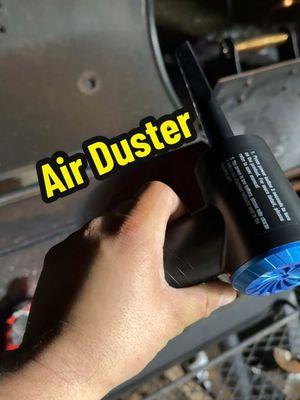 Using this air duster to speed up the charcoal lighting process, but it's also perfect for cleaning various surfaces! #AirDuster #CharcoalGrilling #CleaningHack #MultiUseToo #airblower 