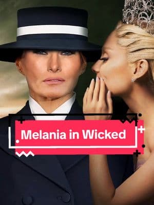 Do not cover her eyes! 👀 #wicked #melania #inaugurationday #trump #wickedmovie #melaniatrump #cynthiaerivo 