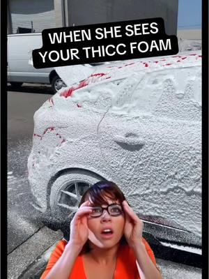 When she sees your THICC FOAM! Get yours on the TIKTOK SHOP #TikTokShop #snowfoam #detailing #thick 