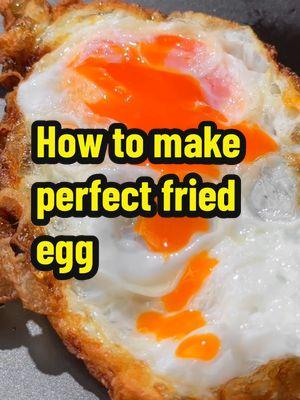 How to make perfect fried egg🍳 Follow me for more tips!!⭐️ #amzchef #Recipe #tiktok #tiktokrecipe #recipesoftiktok #friedegg #egg #eggrecipe 