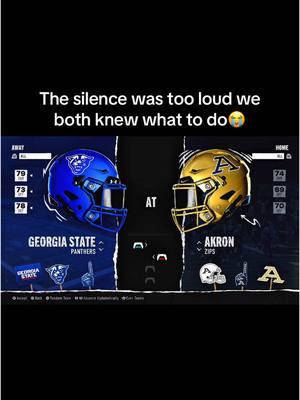 Akron vs georgia state game of the year😭#eacfb25 #cfb25 #CollegeFootball #akron #georgiastate #tnjw #eacollegefootball #eacollegefootball25 @Jaylen Neal  