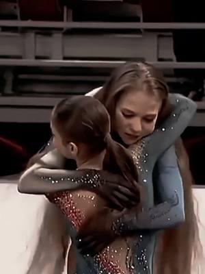 sasha is a fenomen. we don't touch her. i love these girls soooooo much. it is really powerful duo. aliona and sasha. #figureskating #alexandratrusova #alionakostornaia #alexandraignatova #fypシ #figureskatingedit #alexandratrusovaedit #fyp #trusornaia #александратрусова #аленакосторная #трусорная 