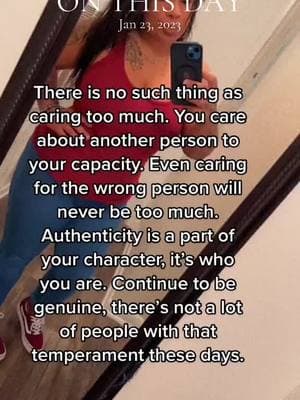 #onthisday  #everyone is #not as #authentic as #we would like them to be or #assume they are but that doesn’t #mean you should #change who you are and #become one of them #fy #fyp #fypシ #fypage #fypシ゚viral I’m just #fine #beingme 