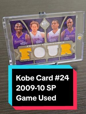 #kobecardotd #kobe #nbacards #kobebryant #whodoyoucollect #paugasol #bynum #odom #la #lakers #ballislife #nba2k #sp 