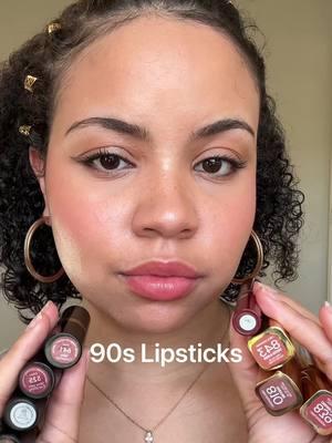 90s Lipsticks you can still buy today! In order: @revlon spicy cinnamon, @L’Oréal Paris sandstone, @maccosmetics taupe, @Clinique black honey, Revlon Wine With Everything, L’Oréal Toasted Almond, Revlon Raisin Rage, L’Oréal Cinnamon Toast #90smakeup #90slipstick #lipstick #vintage #vintagelipstick #blackhoney #mac #revlon #revlonlipstick #loreal #loreallipstick #90srevlon #90smac #raisinrage #winewitheverythinglipstick 