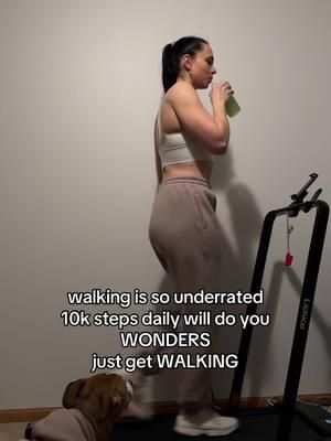 love using my walking pad every morning before work to kickstart my daily steps! #lichico #walkingpad #treadmill #dailysteps #10ksteps #walking 