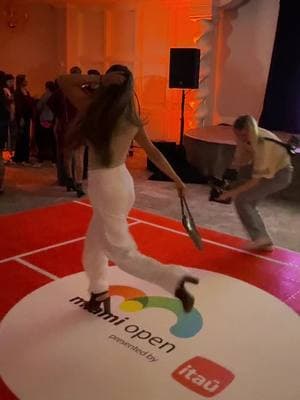 I get so happy whenever an event has a dance floor. Thanks for this one @Miami Open #mindsetmotivation #miamiopen #miami #dancer #dancelikenooneswatching #shuffledancer 