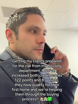 Getting my clients prepared for the call from my housing department... we've increased both credit scores 122 points and 87 points, they now qualify for their first home and we're helping them through the buying process!! #firsttimehomebuyer #prepared #educate #financialfreedom #healthylifestyle #nationwide #newyearresolution #credit #fyp #credittok #creditrepair #fypシ゚viral #fyp #goals #paratiiiiiiiiiiiiiiiiiiiiiiiiiiiiiii #couple #couples 