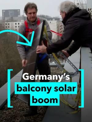 Plug-in solar panels for your balcony - aka 'Balkonkraftwerke' - are Germany’s latest obsession. #germany #germany🇩🇪 #solar #solarpanel #balcony #PlanetA 