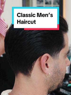 Classic men’s haircut & style  Styled with @blumaan  #oldmoney #menshair #menhaircut #seasaltspray #8020hair #sidepart 