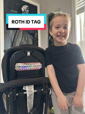 It’s one of those things that you hope you will never have to use, but you should really have just in case! #rothid #rothidtag #safetyfirst #childsafety #carseatsafety #careseat #painintopurpose 