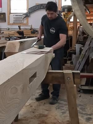 The Welcoming Pavilion Timber Frame Cut ~ Day 5 in the Workshop #workshopatthegardens #welcomingpavilionatthegardens #timberframe