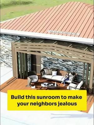 Build this sunroom to make your neighbors jealous#singaporean #perfabricatedbuilding #fyp #sunroom #England #america #dohaqatar #canada #louver #design #swimmingpool #cover #greenhouse #ourdoorrestaurant #backyard #tarrace #tinyhousetour #restaurant #retractableroof #foru 