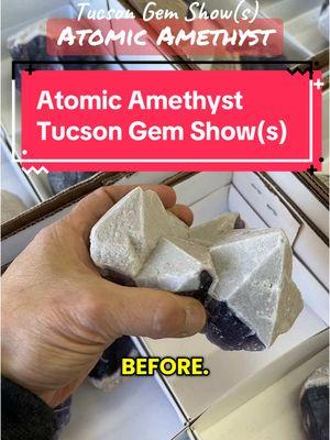 #KyleRussell #CrystalConcentrics #TucsonGemShow #TraveLog #AtomicAmethyst #Atomic #Amethyst #Quartz