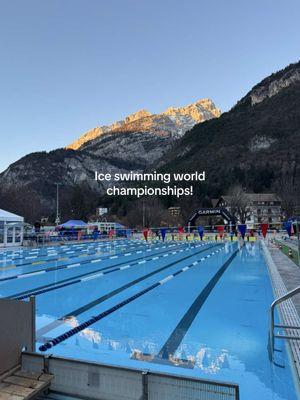 IISA ice swimming world championships in Molveno, Italy #italy #iisa #iceswimming #dolomites #coldwaterswimming #worldchampionships 