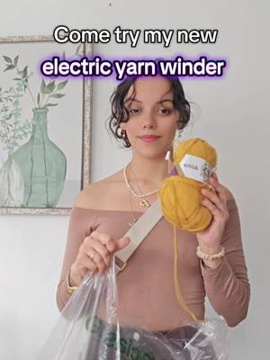 this just became my favorite thing! thank you @Caydo  linked in my Amazon storefront #yarnlovers #yarntok #electricyarnwinder #caydo #crochet 