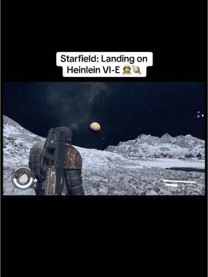 Landing on Heinlein VI-E, one of Heinlein VI’s moons, on Starfield 👨‍🚀🪐. #Starfield #StarfieldGame #StarfieldGameplay #SpaceExploration #StarfieldTok #StarfieldTikTok #Xbox #XboxSeriesX #GamingTok #GamingTikTok 