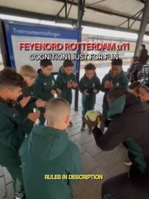 Feyenord Rotterdam u11: cognition | reacation time | just for fun  Thr Clap Game. The game is simple and fun for any age group. The trainer bounces the ball on the ground. Players must clap once before the ball hits the ground. If a player does not clap before the ball hits the ground, he is out. At some point, the trainer will try and fake the players out by not bouncing the ball. If this happens and anyone claps, they are out. The game continues until there is one player left.  #academy #Soccer #football #training #academyfootball #footballacademy #footballcoach #soccercoach #socceracademy  #Feyenord #Rotterdam #FeyenordRotterdam #Feijenoord #Holland #Netherlands #TheNetherlands #Dutch #u11 #cognition #reactiontime #justforfun #fy #fyp #fypシ #foryoupage #foryourpage #viral #xyzbca 