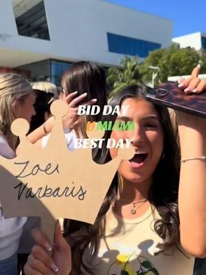 ZETA👑👑👑 #umiami #sorority #zetataualpha #r#sororityrecruitment #bidday #umiamibidday #universityofmiami 