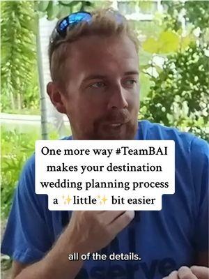 Just another reason to work with BAI… we’re always finding ways to make your destination wedding process easier!  #BAI #beallinclusive #TeamBAI #destinationwedding #destinationweddings #destinationweddingplanning #weddingplanning #weddingprocess #weddingadvice #weddingtips #allinclusivewedding #allinclusiveweddings #fypviral #fyp #foryou #forbride #2025bride #2026bride #destinationweddingtravelagent 