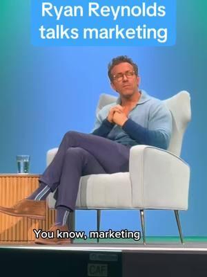 @Ryan Reynolds shares what he found to be the key to success in marketing, from Aviation Gin to Deadpool. Spoiler: nobody really knows what they’re doing. #ryanreynolds #ryanreynoldsedit #deadpool #aviationgin #marketing #interview #keynotespeaker 