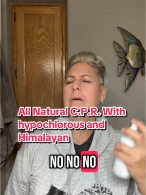 All Natural C.P.R. With hypochlorous and Himalayan minerals #SkinCare #Beauty #Hypochlorous #HimalayanMinerals #Over50 #50AndOver #genx #50AndOverClub