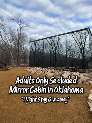 ‼️G I V E A W A Y‼️ @7-Ranch Getaways located just north of Lake Texoma in Madill, OK has the first ever mirror cabin in Oklahoma!  Don’t forget to check out their dome site’s availability as well!  ‼️1 Night Stay‼️ -Be following both accts -Tag a friend {each tag/comment=1 entry} -Share/Repost Bonus: If you went, would you be celebrating a holiday, anniversary, bday, or achievement?  #oklahoma #travelok #laketexoma #uniquestays #oklahomalife #secluded #cabins #cabininthewoods 