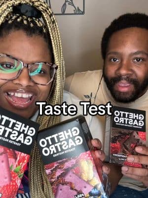 Ghetto Gastro Taste Test with Zero ❣️ @zeronamikaze86 #ghettogastro #toasterpastries #snacks #snackfoods #vegan #vegansnacks #veganfoods 