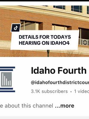 Youtube: Idaho Fourth District Court  #londonsnotebook #idaho4 #bryankohberger #xanakernodle #maddiemogen #ethanchapin #kayleegoncalves #dylanmortensen #kohbergeraffaidavit #1122kingroad #judgestevenhippler 