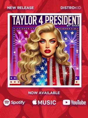 Aryn Irish-Taylor 4 President new song available now live and streaming where you download your music #spotify #iheartradio #boomplay #distrokid #newsong #download #fridayvibes @Taylor Swift @DistroKid @YouTube 