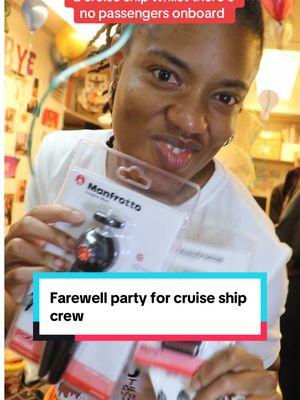 Another farewell party for crew going home at the end of the contract. This time, I’m included @Nikkigee #duffythetravelmaker #duffytravel #duffytv #Lifestyle #cruiseship #seafarerslife #crewlife #cruiseshiplife #seafarer #workabroad #cruiselife #crewmember #giftideas #partytime 