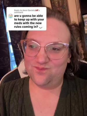 Replying to @Aemi Daniels 🇨🇦 answering a question I’ve gotten a lot this week. Tbh, if I do end up losing my meds, it will probably be the last you see of me on social media for a while. I don’t think my mental health could take having a forced detransition archive #dndaisies #lgbtqia #trans #transgender #transrights 