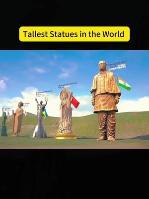 Tallest Statues in The World #comparison #tallest #statues #country #explore #fyp 